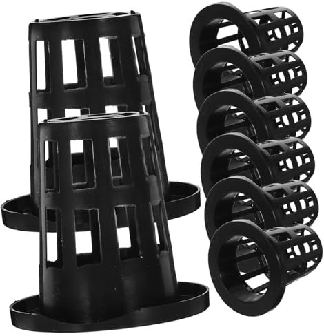 UPKOCH 50 Pezzi Vasi Rete per Coltivazione Fuori da Giardino Balcone Struttura Che Facilita Crescita Radici Mantiene umidità e Nutrienti Non Deformabile