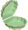 Concha de agua con tapa (2 piezas, de plástico, color verde claro)