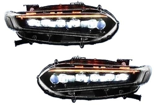 UMDJJU Per Accord 10th 2018-2020 Fari Anteriori Per Auto Per Gruppo Fari Per LED Per Auto Cinque Accessori Per Lenti Per Proiettori Fari Principali Anteriori