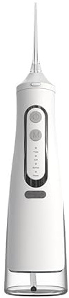 Oryzom Hydropulseur sans fil pour un soin dentaire & buccal optimal / 5 modes & 4 embouts/Réservoir de 300 ml/Étanchéité IPX7 / Jet dentaire pour gencives(Blanc)