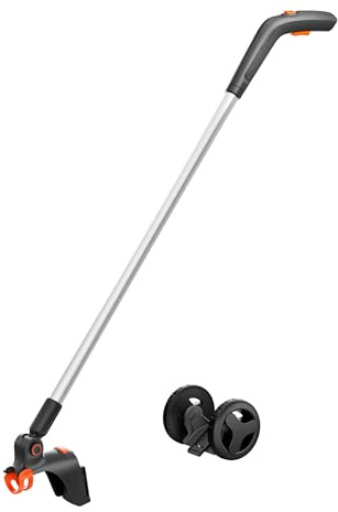 Gardena Teleskopstiel inkl. Räder Zubehör: Ergonomische Handhabung, Kabellos, Einfaches Anbringen an Grasscheren, Komfortable Handhabung, Einfach zu montieren (14753-20)