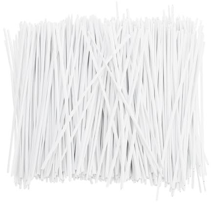 BESPORTBLE Fascette Stringicavo Nucleo in Ferro 10 Cm 1000 Pezzi Fascette Fermacavi in Plastica Riutilizzabili per Gestione Cavi Computer Tv e Confezioni Regalo