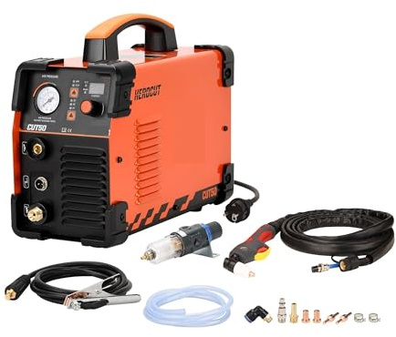 Taglierina al plasma, Taglierina al plasma IGBT, macchina for il taglio CUT50 da 220 a 50 ampere, spessore di massimo fino a 13 mm