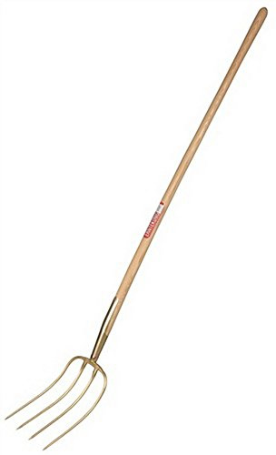 Letame forcella settentrione tedesco raccolto RE 4-fronti m.Stiel 135 cm