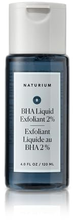 Naturium BHA Liquid Exfoliant 2%, Leave-on Face & Skin Care Pore Exfoliant, with Salicylic Acid & Bioactive Fruit Acids | 4.0 FL OZ / 120 ML