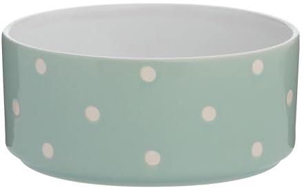 Mason Cash Hundenapf, gepunktet, Salbeigrün, 18 cm