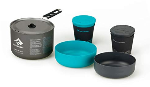Sea to Summit Alpha 2.1 Kochgeschirr Set, Pacific Blue-Grey