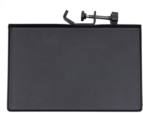 EXCEART Plateau De Microphone Support De Pied De Microphone Support De Diffusion Sonore Microphone Support Microphone Soutien Porte-plateau à Pince Le Fer Orateur Plateau De Rangement