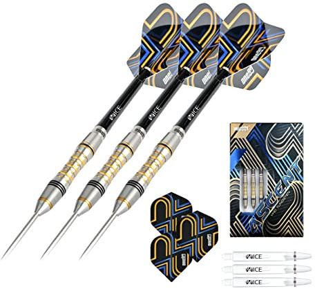 ONE80 Ascent Steeltip Darts 90% Tungsten – Erlebe präzises Werfen, herausragende Kontrolle und Premium-Qualität für ambitionierte Dartspieler Steeldarts Dartpfeile