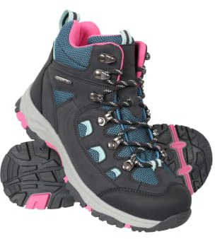 Mountain Warehouse Adventurer Wasserdichte Kinderstiefel | Leichte, strapazierfähige Ausführung mit gepolstertem Fußbett und Synthetik‑Obermaterial, ideal zum Wandern, Spazierengehen