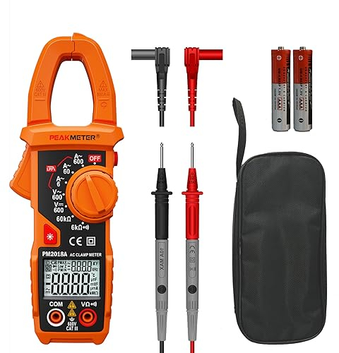 Digitale Stromzange Auto Ranging Amp Voltage Tester Messen AC Strom, AC/DC Spannung, Widerstand, NCV, LPF, Dioden, Kontinuität und Hintergrundbeleuchtung für Elektriker(nicht für Gleichstrom)