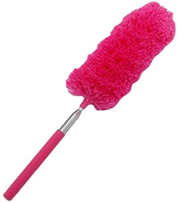 misppro Plumeau à main en microfibre pour appareils électroménagers, ventilateurs de plafond, stores, meubles, volets, voitures, surfaces délicates – Rose rouge