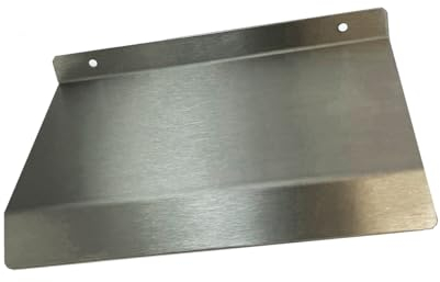 Wetterschutz, kleines Pultdach aus 1,5mm Edelstahl (BxH 300x150mm)