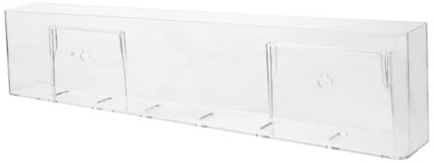 Zerodeko Acryl CD Präsentationsständer für Schreibtisch, 1 Stück