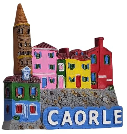 MUYU Craft 3D Caorle Venedig Italien Kühlschrankmagnet Touristensouvenir Kühlschrankdekoration Harz handbemalt Handwerk Kollektion
