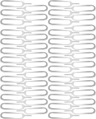 100 Pcs Sim Card Removal Opening Tool, Pin Key Needle SIM Card Tray Remover Eject Tool Pin Key Needle/Retrieve Card Pin For Nano Sim Card Converter Smartphone, Mobile phone