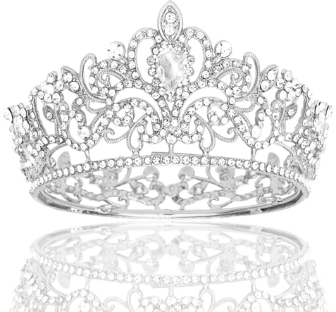 Corona Regina, Decorazione per Torta con Corona, Queen CrownTopper, Crown Cake Topper, Corona Bambina, Mini decorazione Della Corona, per Ragazze Compleanno, Torta, Decorazione di Bouquet