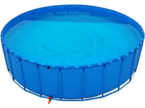 Aquarium-Pool, multifunktional, PVC-Plane, freistehendes Aquarium für Koi- und Goldfische, Plane, Poolteich mit Ablassventil, Plane mit Wasserspeicher, Pool für schwimmende Koi-Schildkröten