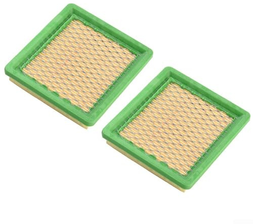 Juego de filtros de aire de 2 piezas para mantenimiento de cortacésped compatible con modelos clave
