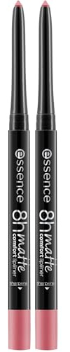 Essence - Crayon à Lèvres 8H Matte Comfort - 15 Vintage Rose (Lot de 2)