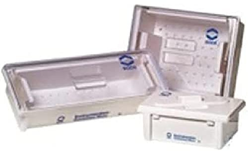 Bode Polyvinylchlorid Reinigungs- und Desinfektionswanne mit Deckel, 10 L Kapazität, Grau
