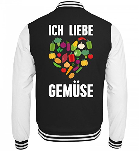 Chorchester Veste de survêtement College de qualité supérieure - Pour tous ceux qui aiment les légumes., noir/blanc, XXL