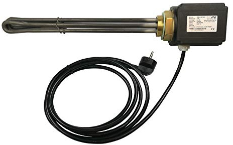 My-PV – Einschraubheizkörper 3 kW | Stufenlos regelbarer Heizstab für Wärme aus Photovoltaikstrom | Ideal für Frischwasser- & Pufferspeicher | 1,65 kg | inkl. 2,8 m Anschlusskabel