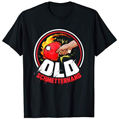 Old Schmetterhand - Lustiges Tischtennis Spieler Geschenk T-Shirt