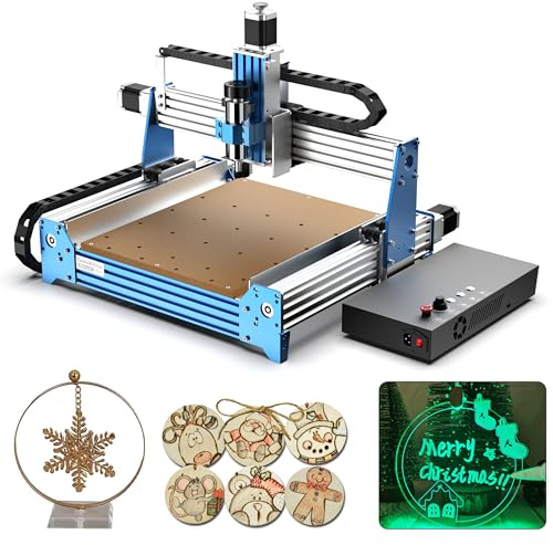 Genmitsu CNC Router Machine PROVerXL 4030 for Wood Metal Acrylic MDF Carving Arts Crafts DIY Design, 3 Axis Milling Cutting Engraving Machine, Working Area 400 x 300 x 110mm (15.7''x11.8''x4.3'')