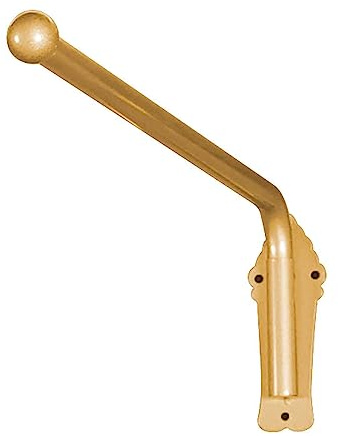 Robusto Braccio Oscillante Bastone Per Tende Con Staffe, Flessibile Asta Di Rotazione 25mm Diametro Singtola Aste Per Tende Per Finestra Porta-Oro-70CM