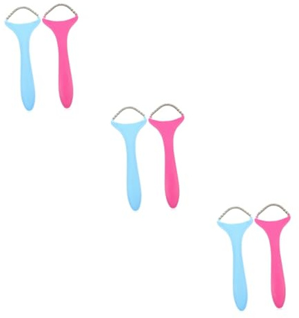 POPETPOP 6stücke Gesichts-epilierer Für Damen Manuelles Haarentfernungswerkzeug Aus Edelstahl Für Lippen Und Wangenhaare Tragbar Und Einfach Zu Bedienen