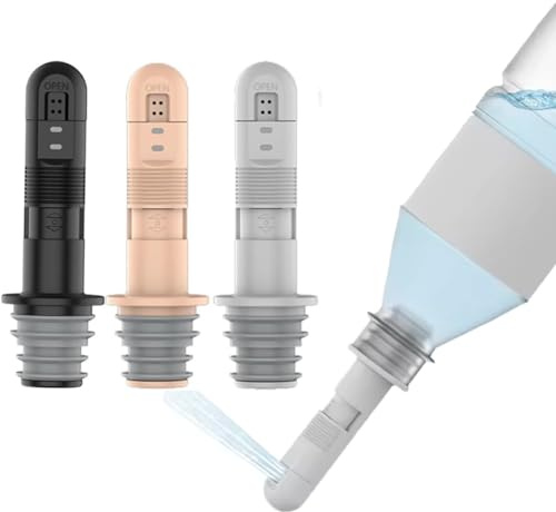 Zooma Portable Bidet, 3pcs Reise Bidet Handbrause für Toilette Outdoor, Camping Flasche Sprühflasche Hand Perinealflasche für Damen Mann Kinder