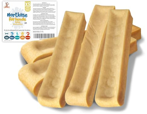 Kaukäse für Hunde Extra Small 5 Stück Käse Kauknochen Hartkäse für Hund