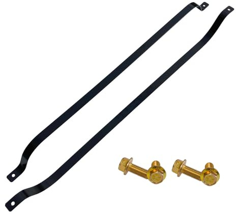 VIVARO TRAFIC Fuel Tank Straps Pair Powder Coated + Bolts