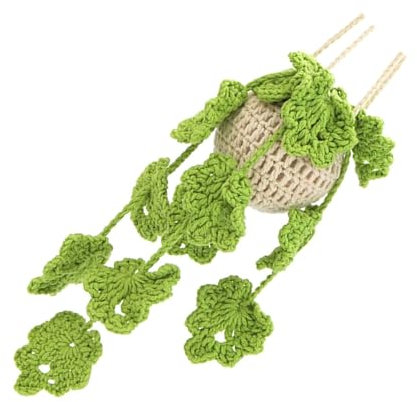 BEBIKR Crochet Kits Hanging Potted Plant Crochet Material With Yarn Crochet Hooks Crochet Starter Kits For Beginners Adults Crochet Kits For Beginners Adults