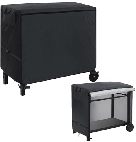 YUJHON Outdoor Prep Table Cover for Keter Unity Small Table Storage Cabinet