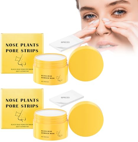 2 Stück Pore Strips,Mitesserentferner Stripes Nose Strips Blackhead Mitesserentferner T-Zone Mitesser Strips Nasenpflaster Mitesser Porenreiniger Für Gesicht & Nase,Entfernen Mitesser Und Unreinheiten
