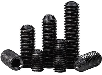 sechseckiger flachkopf, sechseckiger schraube, Gewindestift mit Innensechskant und Innensechskant, Madenschraube mit Innensechskant, M2, M2,5, M3, M4, M5, M6, M8, M10, M12, Kohlenstoffstahl, kopflose
