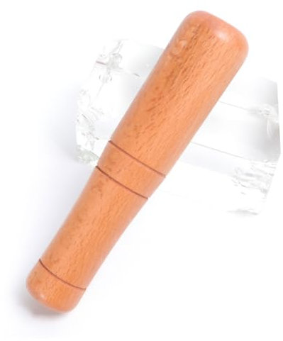 Alipis Pestello Di Legno Pestello Da Cucina in Legno Utensile Per Uso Dimensioni Adatto Per Spezie Aglio e Schiaccia Spezie e Materiale in