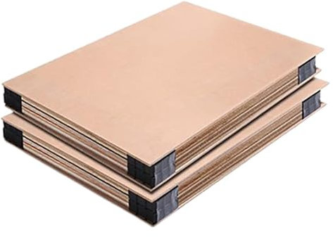 Lot de 2 feuilles de tilleul, 5 mm d'épaisseur, bois brut for l'artisanat, la pyrogravure, la peinture, la découpe laser(30cm*45cm)