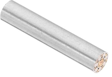 DIYEAH Remache de Acero Inoxidable para Cuchillos Instalación Fácil y Agarre Cómodo, Accesorio de Cobre para Espacios en Blanco de Mango, Suministros de 6 Mm X 30 Mm