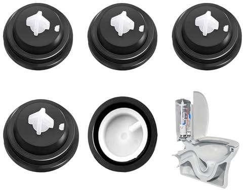 Verazquy 5Pcs Replacement Rubber Ball Valve Washers, Flush Valve Diaphragm Washer Kit for Toilet Cistern.