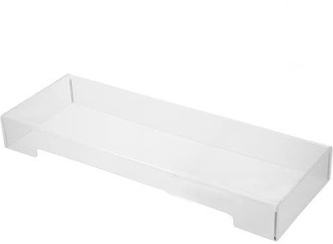 TOKIDNY Funda Protectora para Teclado Acrílica Transparente Tamaño Grande 520X180X60 MM Funda para Teclado Mecánico y Portátil Cubierta Antideslizante y Resistente al Polvo para Uso