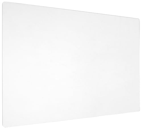 Tofficu Plaque de Découpe Acrylique Transparente 3 Mm Format A4 pour Machine de Découpe, Tapis de Gaufrage Compatible pour Scrapbooking et Loisirs Créatifs, Protection de Table Résistante