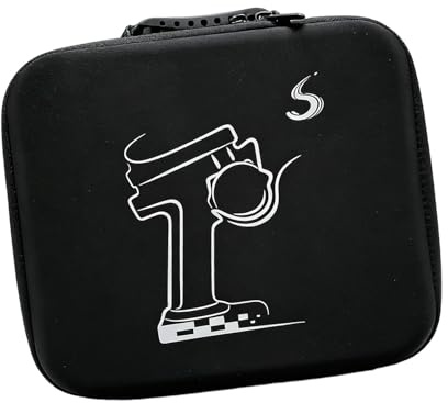 MFMEXUL Sac de Télécommande Housse Rangement Télécommande Étui Accessoire EVA Fermeture Lisse Adapté Au Stockage Protection Contrôleur, Noir