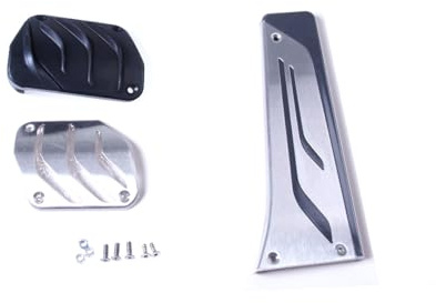BMW M Performance Pedalauflagen Edelstahl. Für Fahrzeuge mit Automatikgetriebe (SA205) oder mit Sport-Automatikgetriebe (SA2TB).