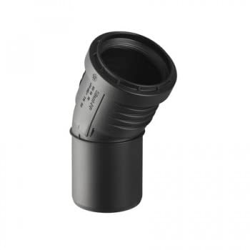 Geberit 390521141 Bogen Silent-PP mit Muffe, 30 Grad DN 110