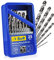 S&R Metallbohrer-Set HSS-G, Bohrerset 25-tlg, Hochleistungsbohrer für Metall, Stahl, Gusseisen, Größe 1-13 mm, konisch geschliffen 118 Grad, ideal für Hand- & Standbohrmaschinen, in Metallbox