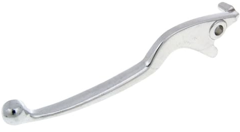 Bremshebel links silber kompatibel mit Peugeot Tweet 125, SYM Symphony | Für Modelle mit Scheibenbremse hinten; Referenzen T 802223 00, U53178-T6V-000; ein Hebel in Silber, nicht kompatibel mit PTT