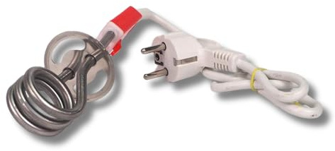 Sanfor Warmhaltebecher mit Spiralbindung, 350 W, silber/rot